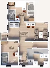 Lower Level Private-Deluxe floor plan